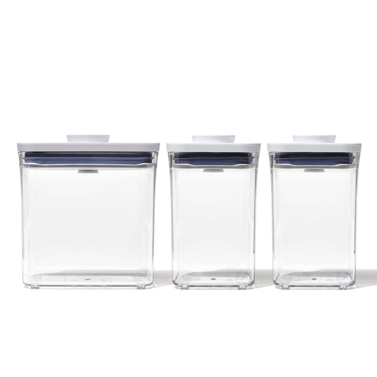 OXO POP 3pc Plastic Food Storage Container Set Clear | Target