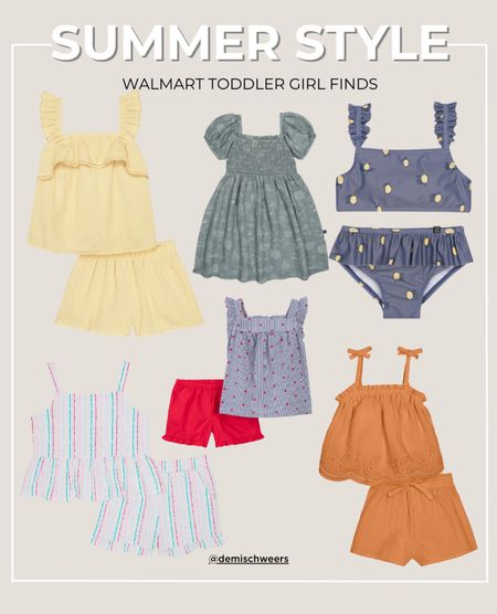 Walmart Toddler Girl Summer Outfits! 

#LTKxWalmart