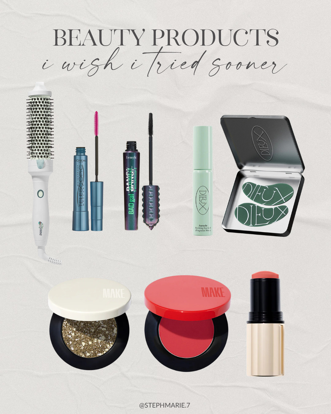 The makeup, skincare, and haircare products I wish I tried sooner! This thermal brush adds volume and makes it easy to get a salon-worthy blowout at home. These two blushes also have amazing pigment!  

 #LTKOver40 #LTKBeauty