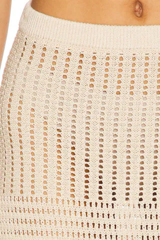 Aneta Maxi Skirt in Sand | Revolve Clothing (Global)