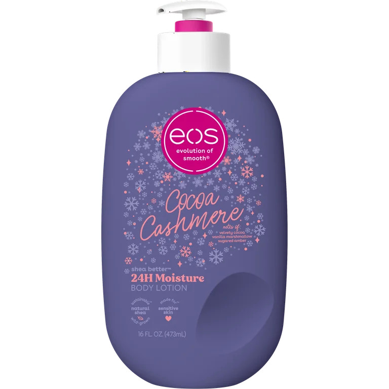 eos Shea Better 24H Moisture Body Lotion, Cocoa Cashmere, 16 fl oz | Walmart (US)