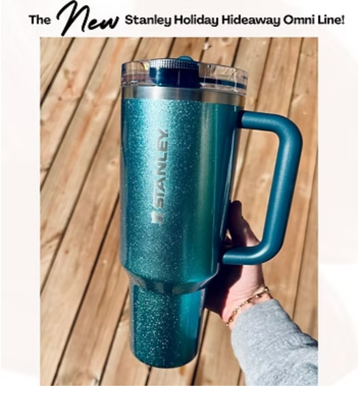 ✨🎄NEW COLOR ALERT!!!✨
Okay… STOP IT RIGHT NOW because this one is absolutely GORGEOUS!! 😍 The Port Shimmer (leakproof) Pro Tour Quencher just dropped in the dreamiest iridescent green with the most magical glittery shimmer! It’s pure holiday perfection! 💚 Gift it, grab it, or honestly… keep it for yourself (no judgment here 👀).
@Stanley_Brand #Stanley1913Partner
 

 