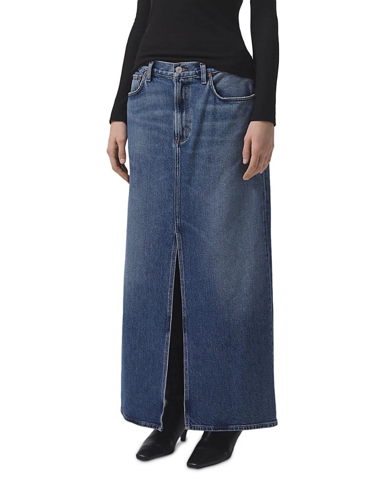 Agolde Leif Cotton Denim Skirt | Bloomingdale's (US)