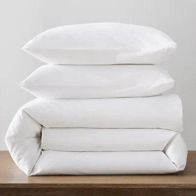 Coyer Classic Cotton Percale Duvet Cover Set | Wayfair North America