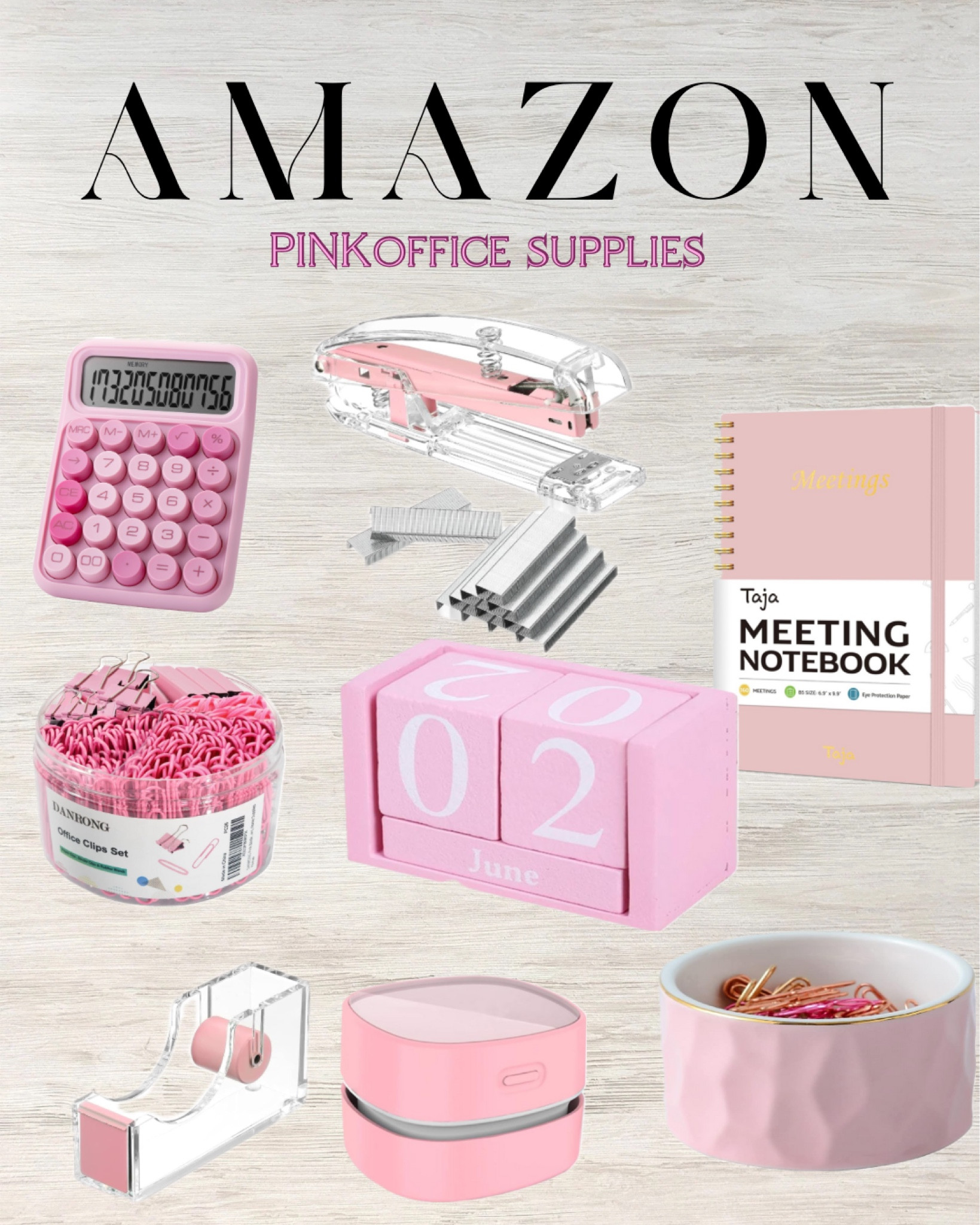Pink Office Supplies 💕💕


#LTKhome #LTKfindsunder100 #LTKsalealert
