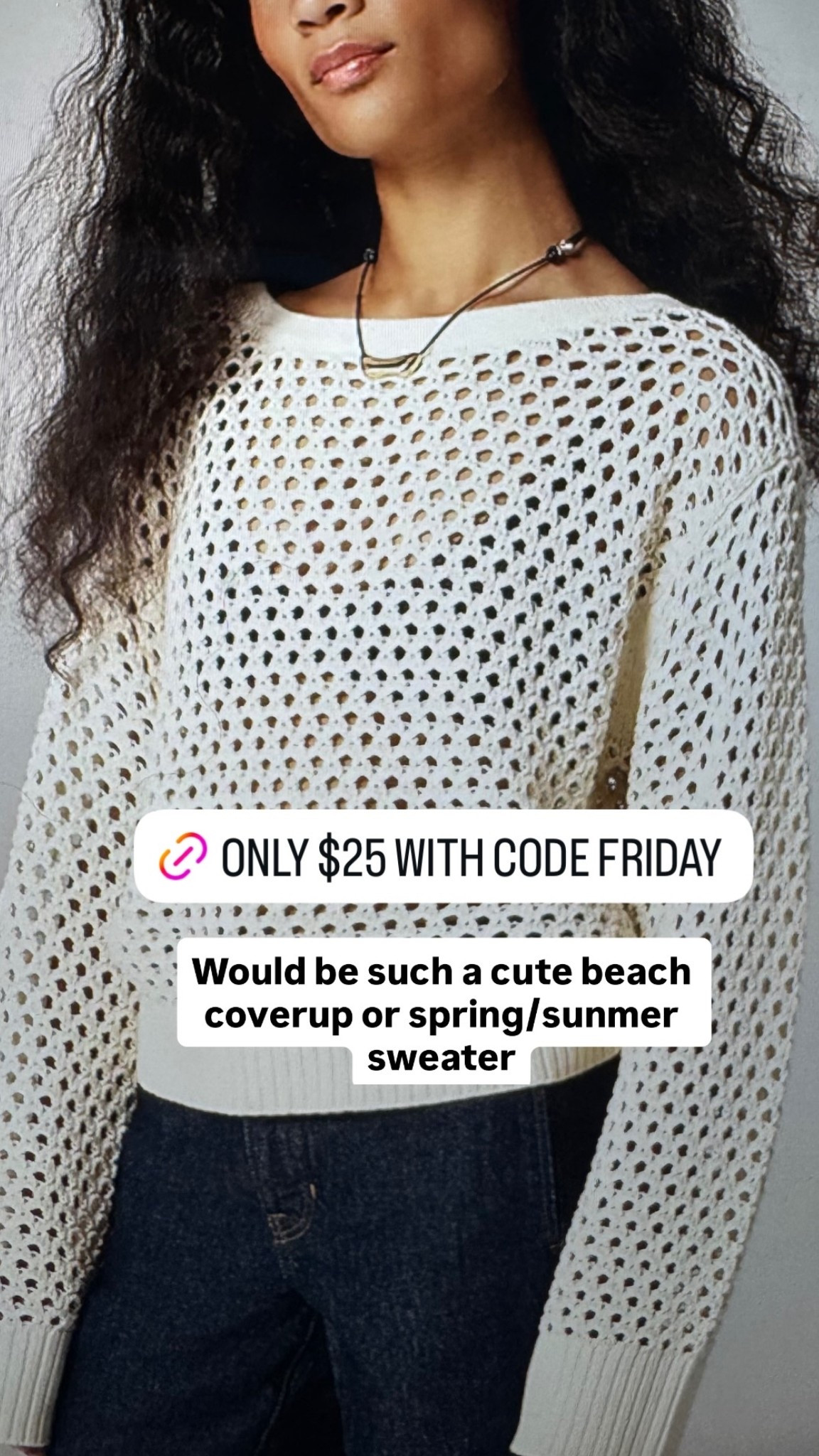 Would be such a cute beach coverup or spring/sunmer sweater— only $25!!!

#LTKCyberWeek #LTKGiftGuide #LTKHoliday