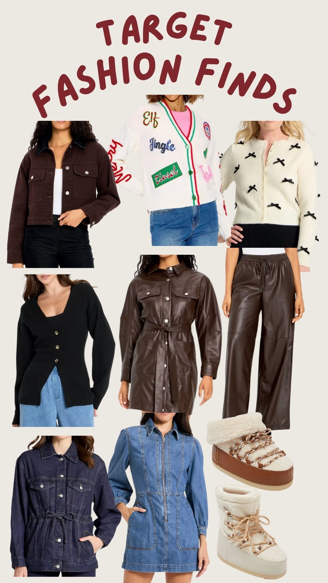 Target style. Target fashion. Trending. Best sellers. Viral. Affordable. Sweater. Faux leather  

#LTKSeasonal