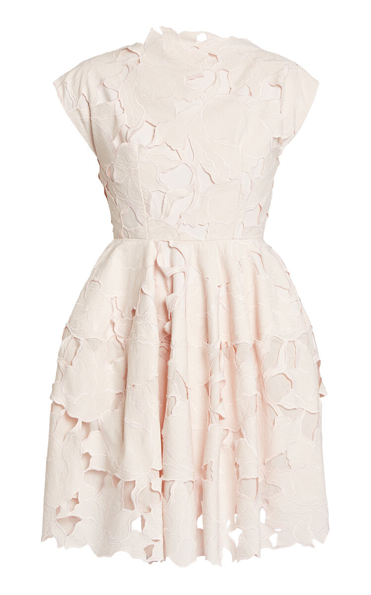 Cutout Cotton-Blend Mini Dress | Moda Operandi (Global)