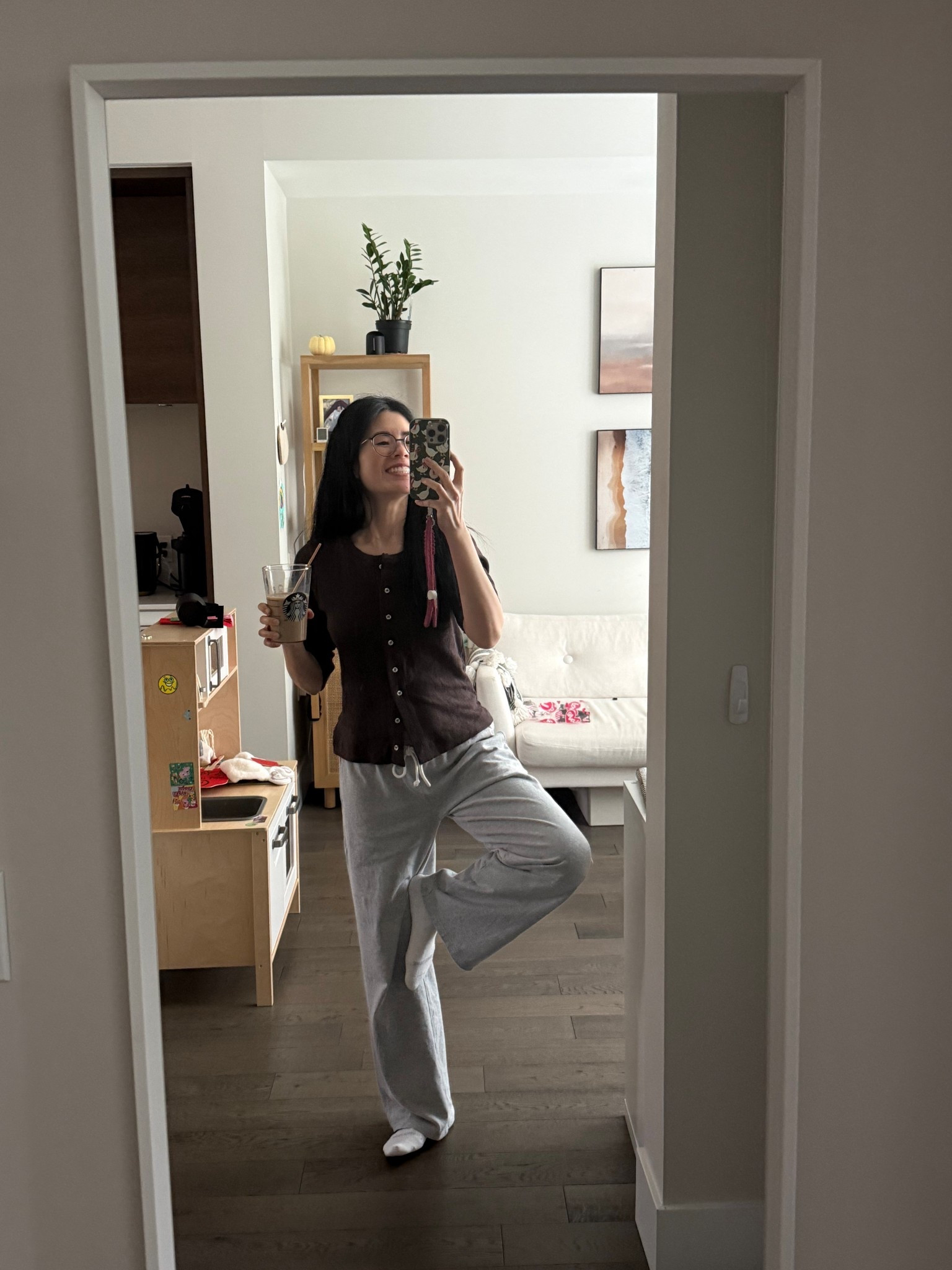Leset top: sized up to S
Aritzia lounging pants: runs big. I’m in xs and it’s loose. I’m usually between xs-s for Aritzia pants. Note: these pants are low waisted. Sits about 1 inch below my belly buttonn

#LTKhome #LTKpetite #LTKcanada