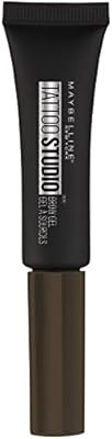 Maybelline TattooStudio Waterproof Eyebrow Gel Makeup, Deep Brown, 0.23 Fl Oz (Pack of 1) | Amazon (US)