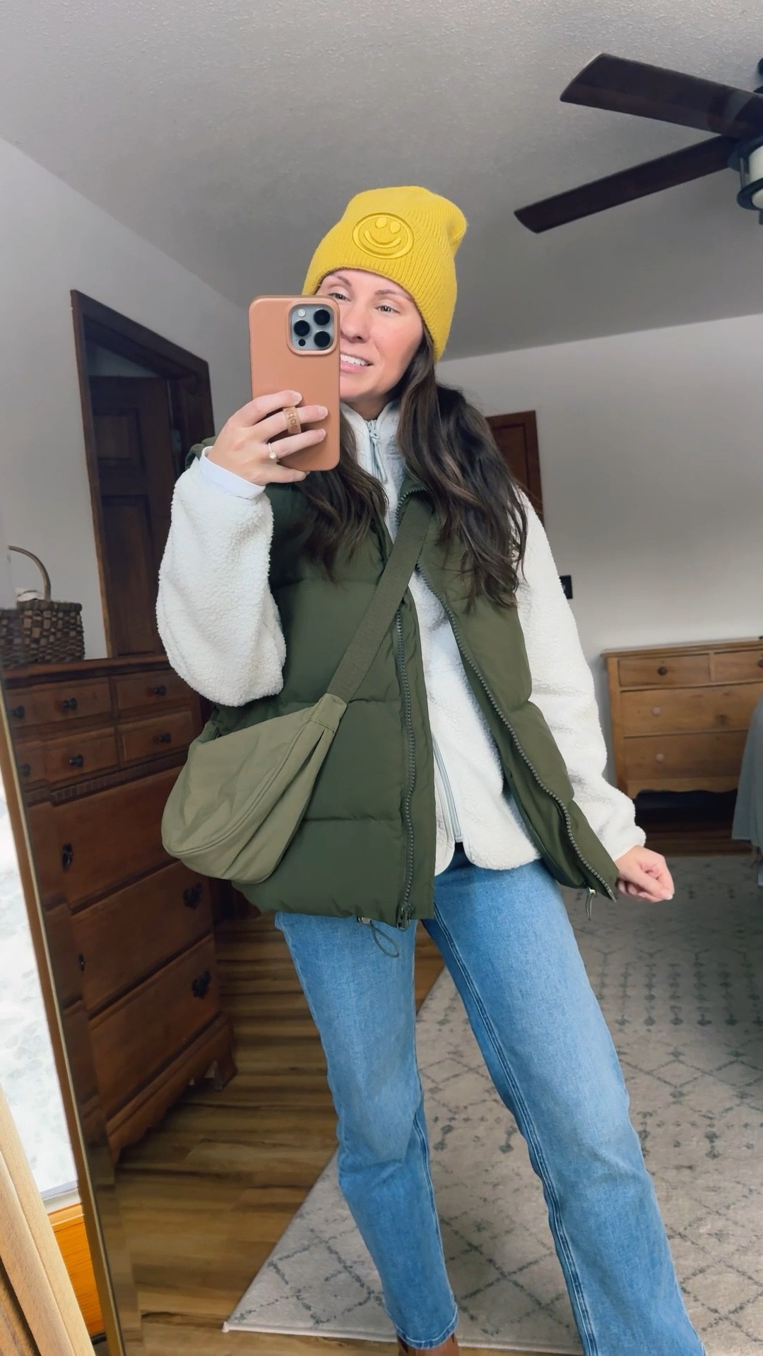 Wearing medium in my long sleeve tee, small in my sherpa coat (grey color), small in my puffer vest and 6.5 in my boots!



#LTKPetite #LTKgrwm #LTKootd