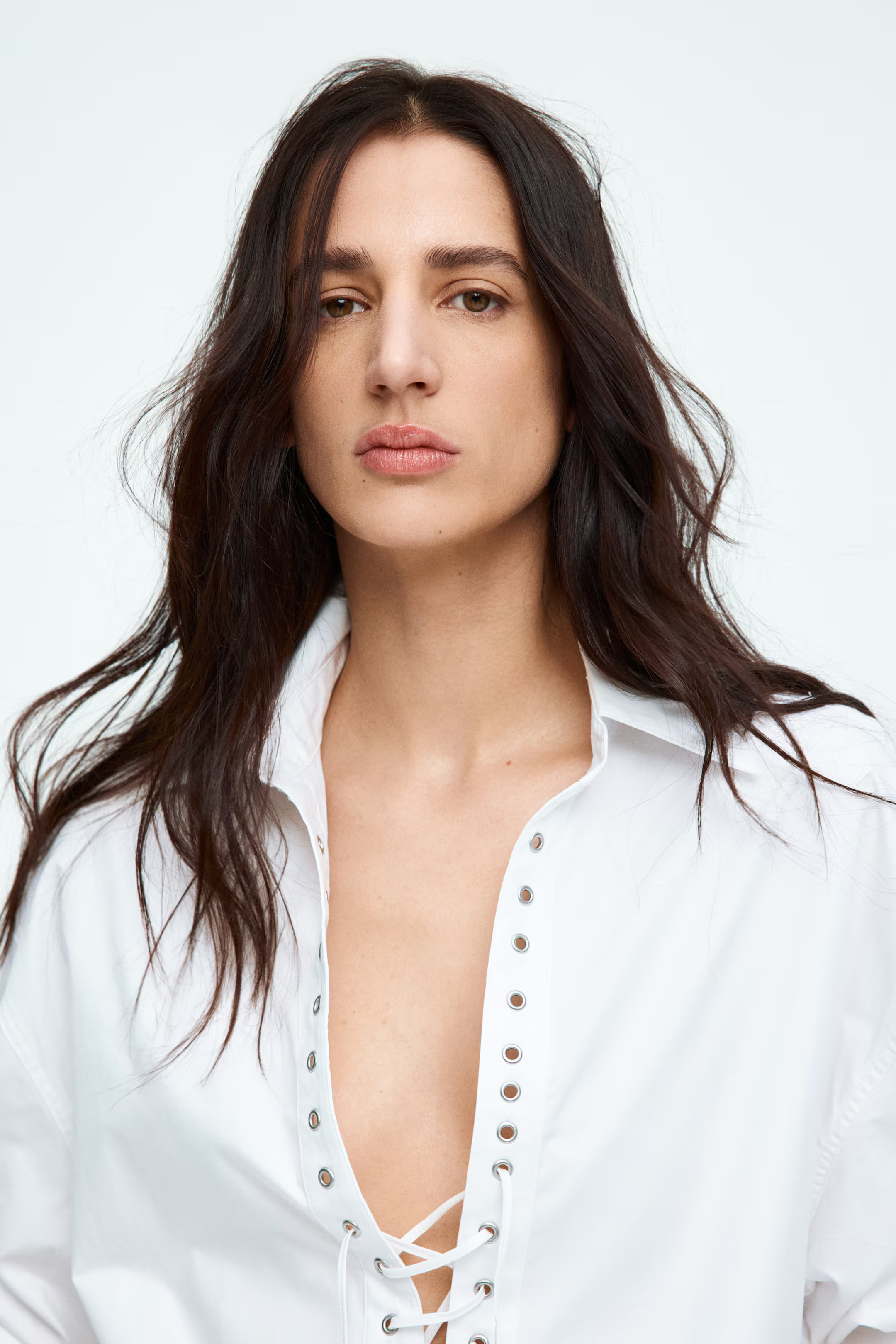 Camicia in cotone con lacci davanti | H&M (FR, IT, ES, PT, BE)