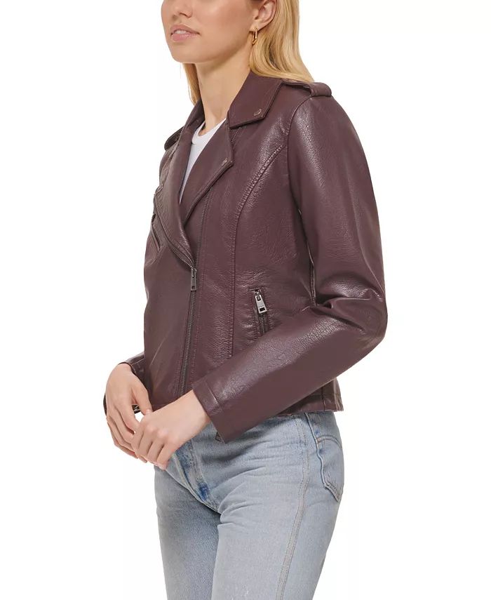 Levi's Women's Classic Moto Jacket & Reviews - Jackets & Blazers - Women - Macy's | Macys (US)