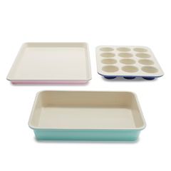 GreenLife Ceramic Nonstick 3-Piece Bakeware Set | Multicolor | GreenPan