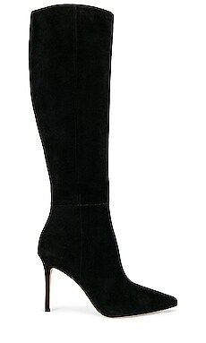 Veronica Beard Lisa Tall Shaft Boot in Black from Revolve.com | Revolve Clothing (Global)