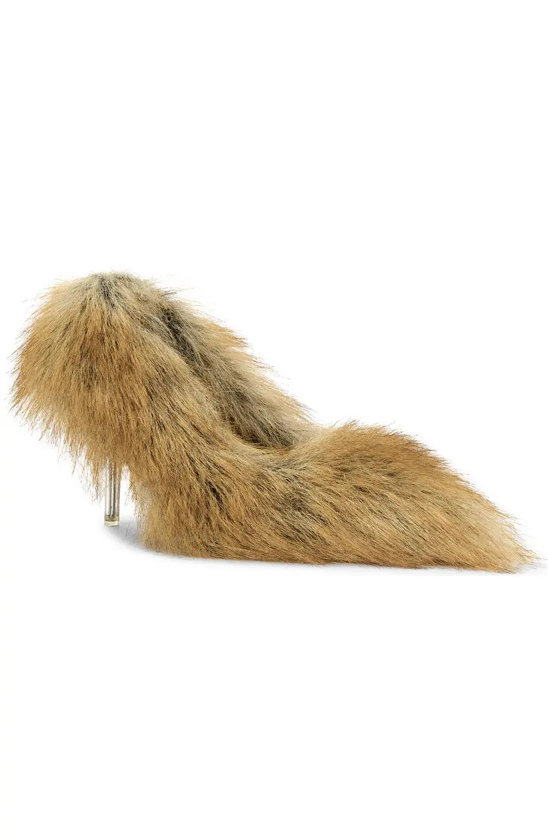 Jameeck Faux Fur Stiletto Pump (Women) | Nordstrom