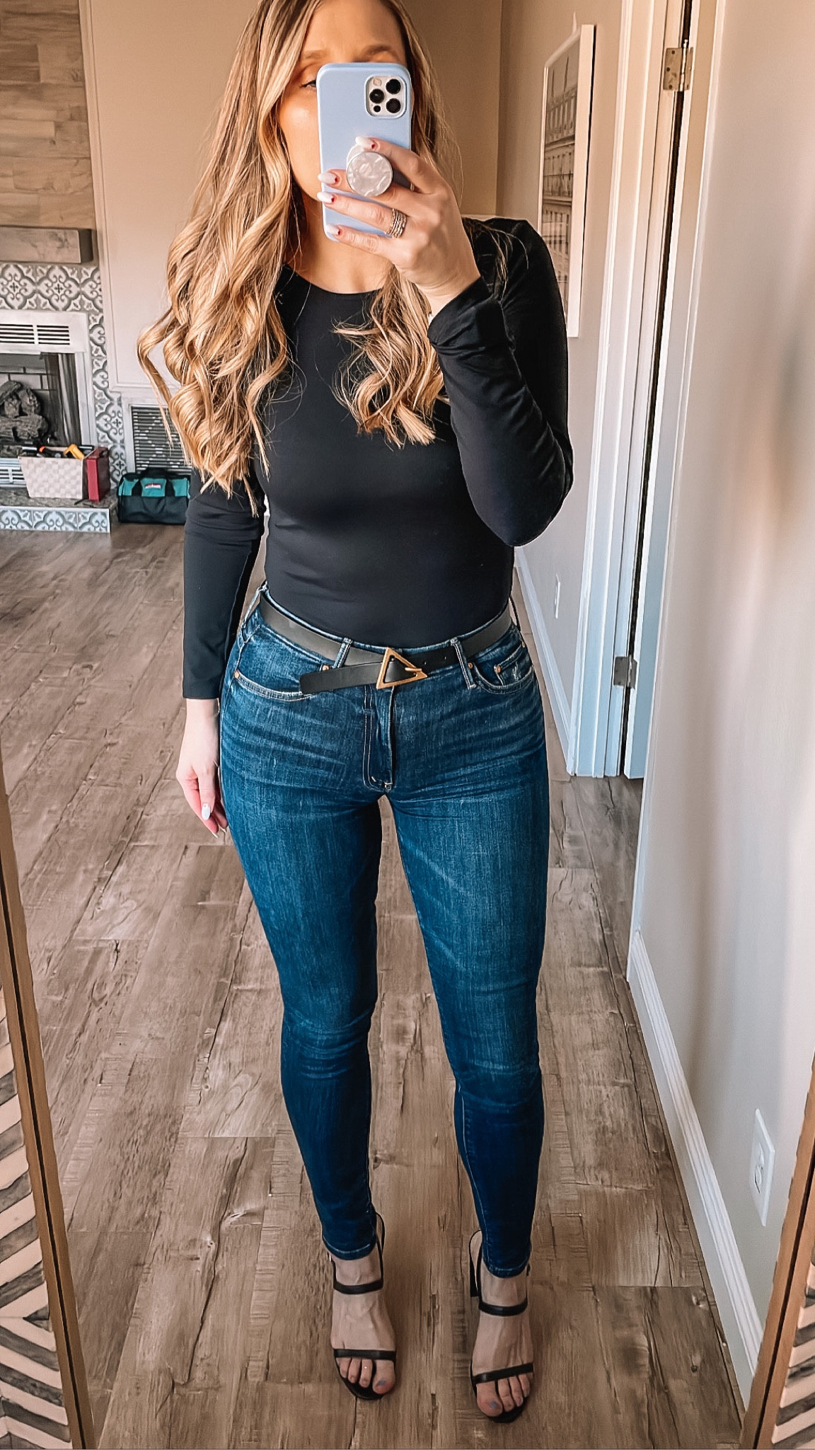 Night out uniform: black bodysuit and skinny jeans 

#LTKunder100 #LTKsalealert #LTKstyletip