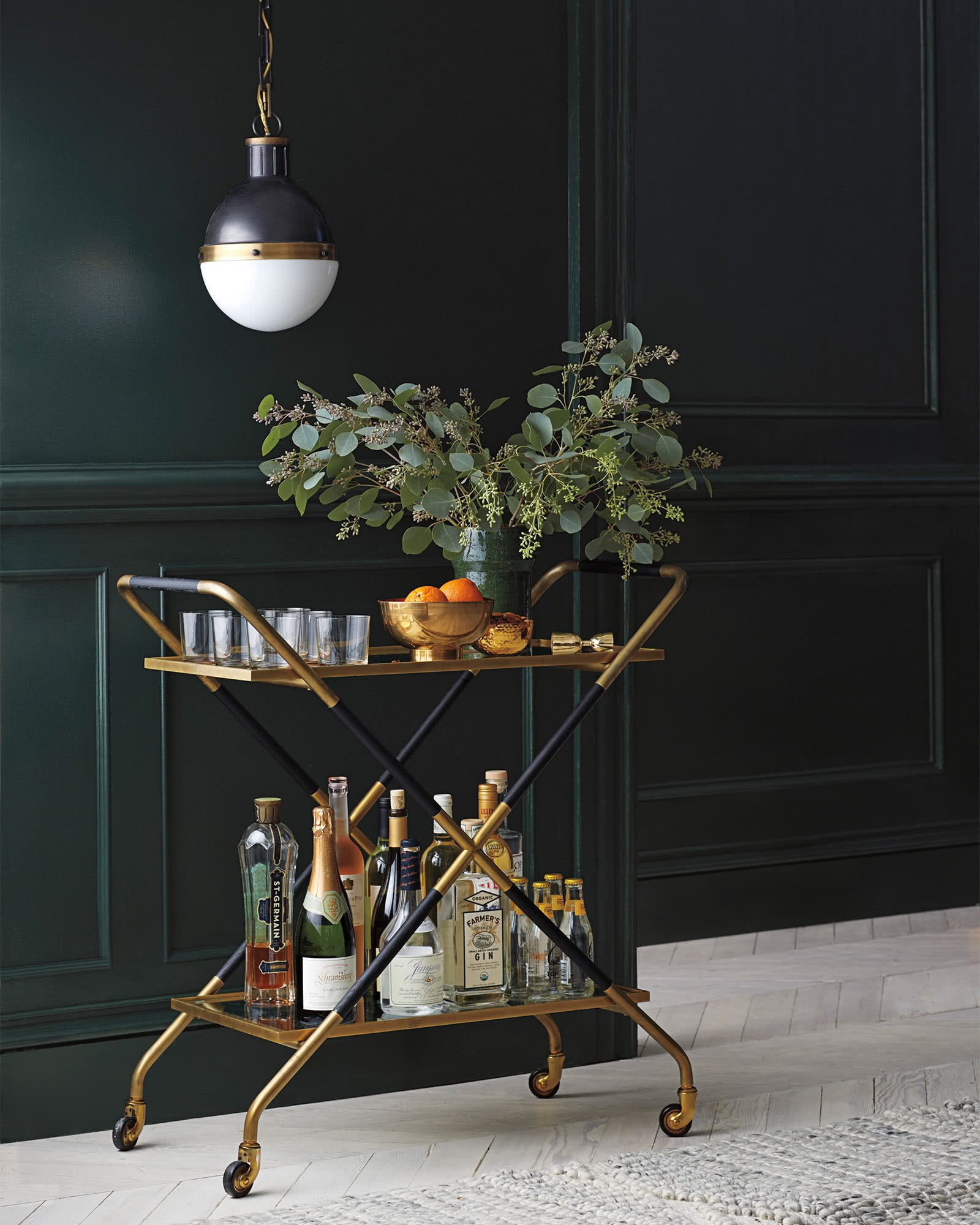Larkin Bar Cart | Serena and Lily