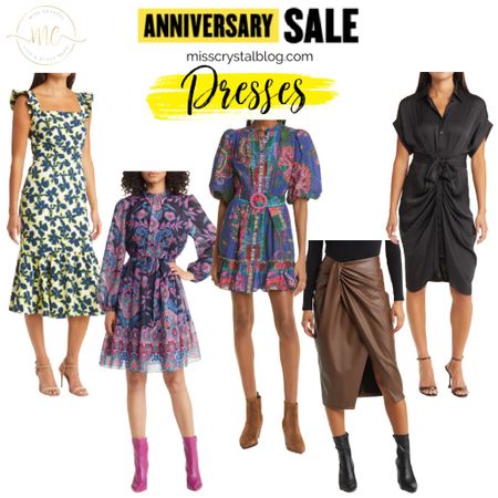 Nordstrom Anniversary Sale dresses and skirts top picks. 

#LTKunder100 #LTKxNSale #LTKsalealert