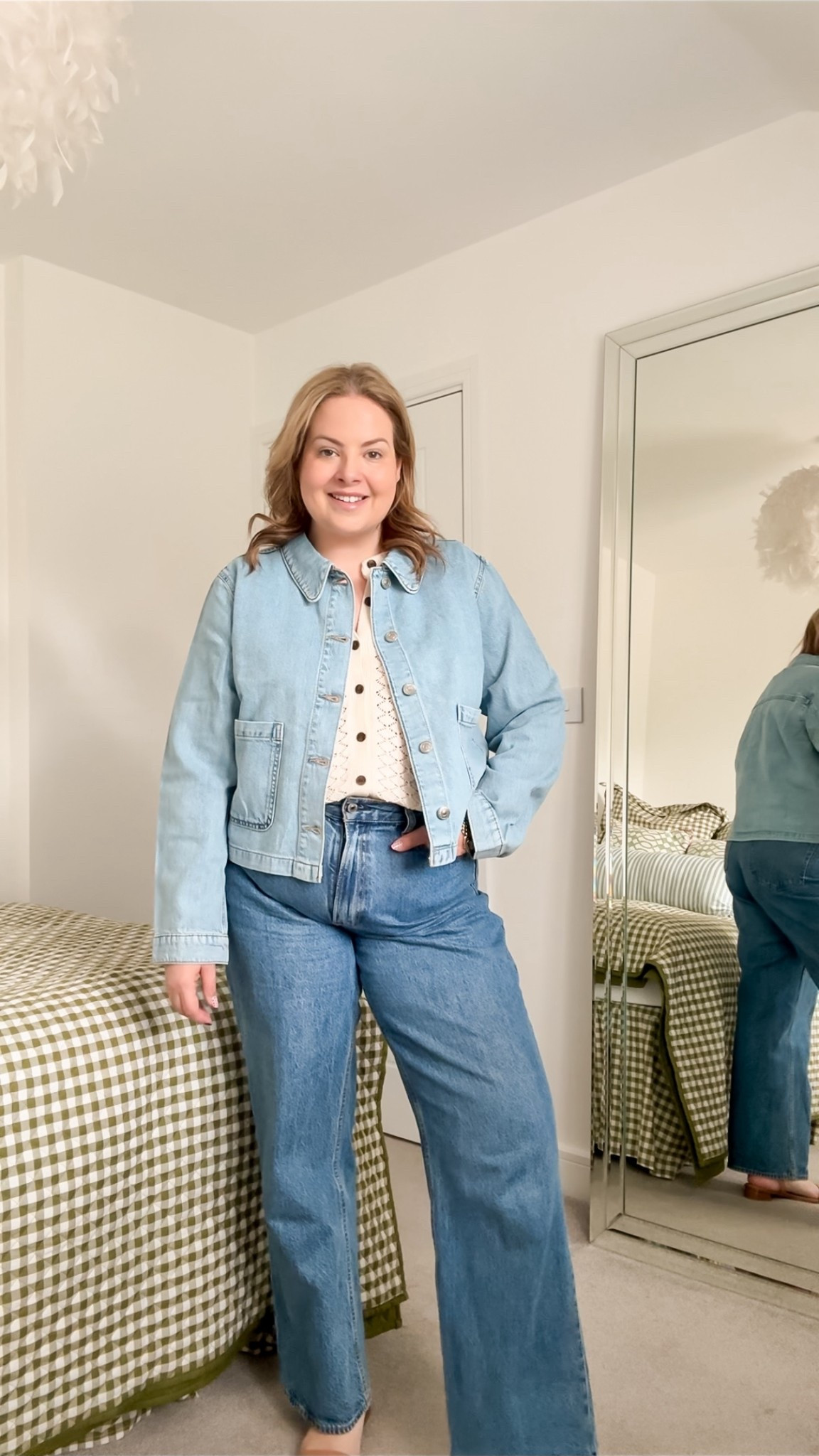 Double denim spring outfit 

#LTKuk #LTKmidsize #LTKspring