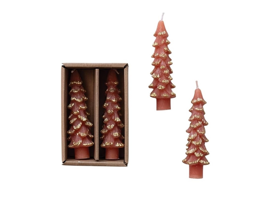 Unscented Tree Shaped Taper Candles for Christmas Season, Pack of 2

#LTKSeasonal #LTKHome #LTKFindsUnder50