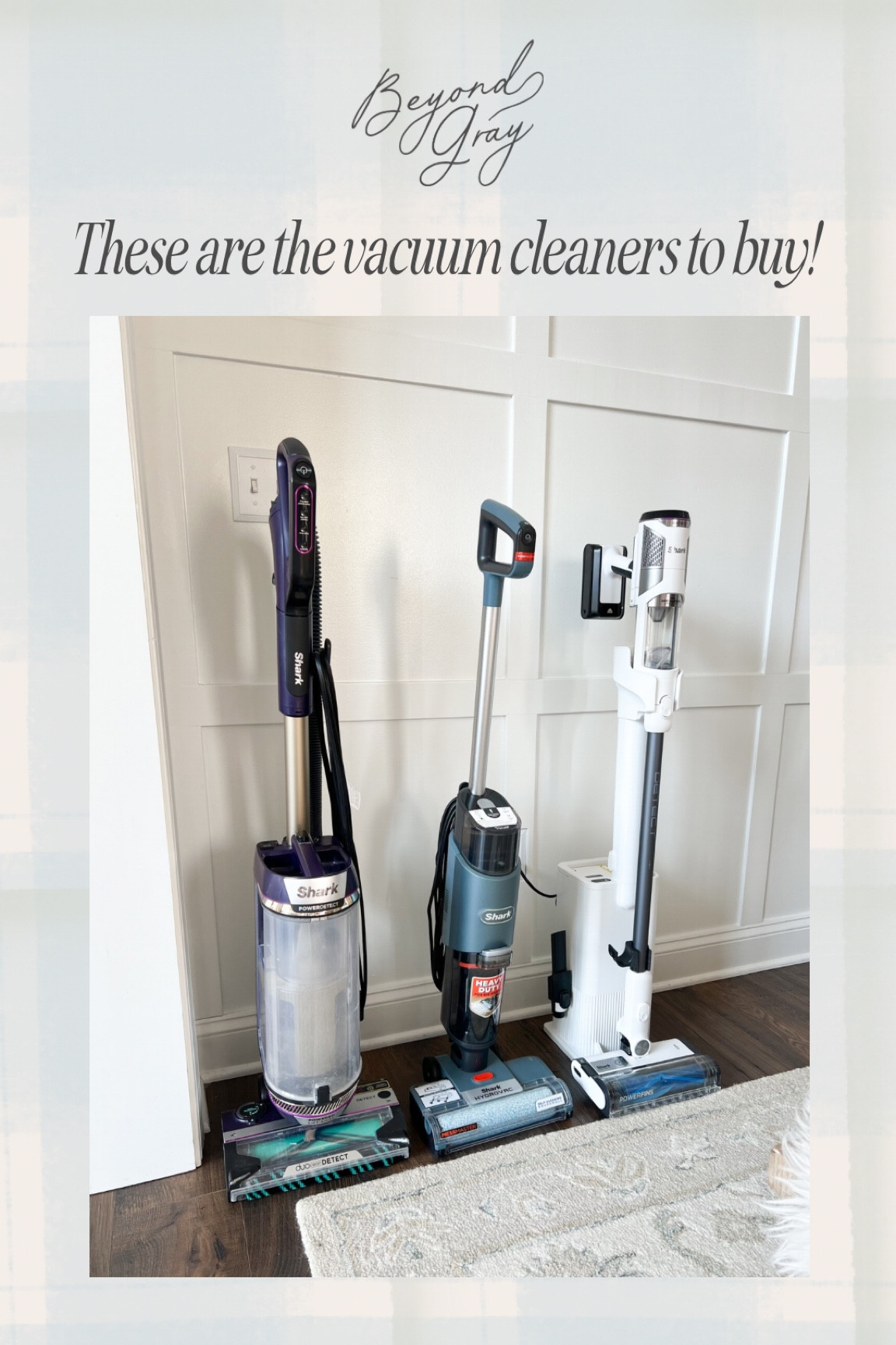 They’re all great but each one has a little something different to offer. 
1. The corded upright - this is the boss of all vacuum cleaners and my absolute favorite! 
2. The wet dry vac - great for a quick sweep and it mops at the same time! 
3. The cordless version of number one. It has an auto empty feature as well. Powerful enough to be your main vacuum cleaner if you prefer cordless. 

#LTKHome #LTKSaleAlert