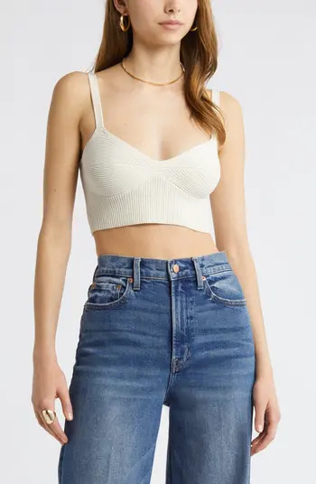 Open Edit Luxe Sculpt Compression Bralette | Nordstrom | Nordstrom