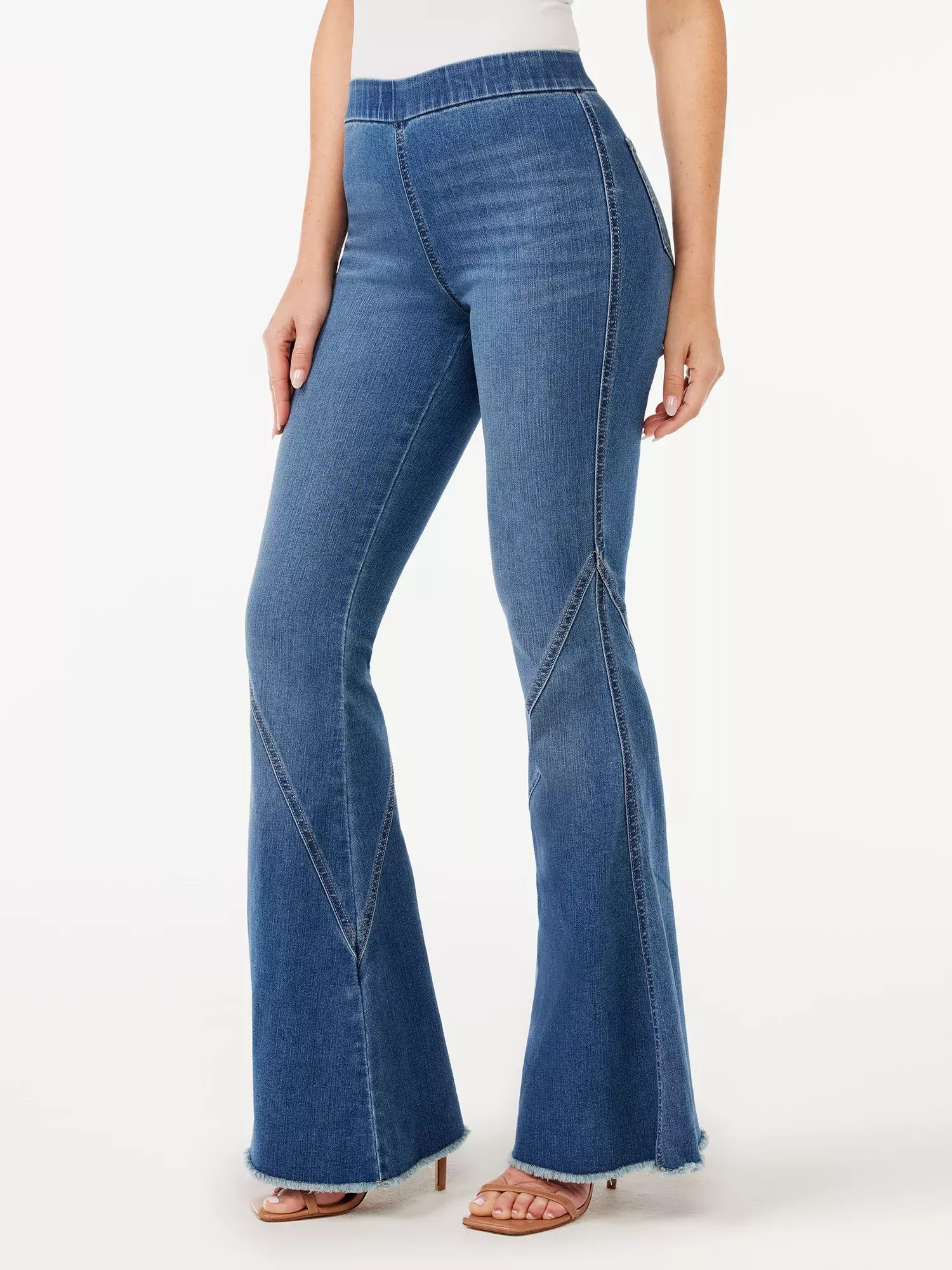 Sofia Jeans by Sofia Vergara Women's Melisa High Waist Flare Jeans