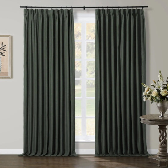 Jawara Luxury Linen Cotton Curtain Pleated | TWOPAGES