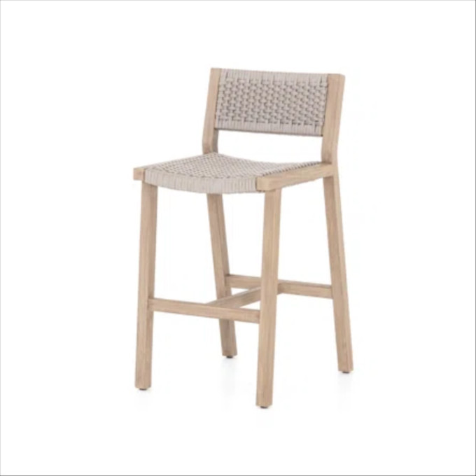 Click for more info about Delano Outdoor Teak Bar Stool