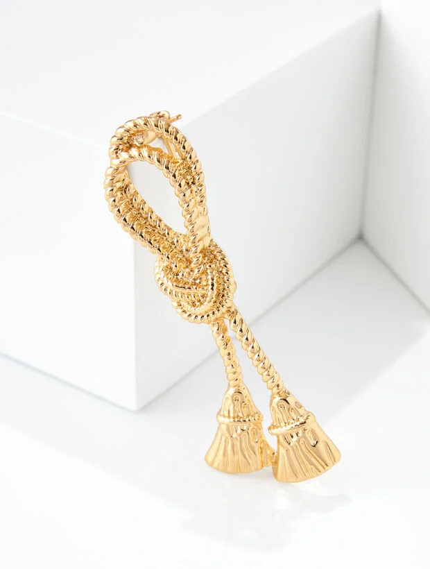 Rope Tassel Brooch | Talbots