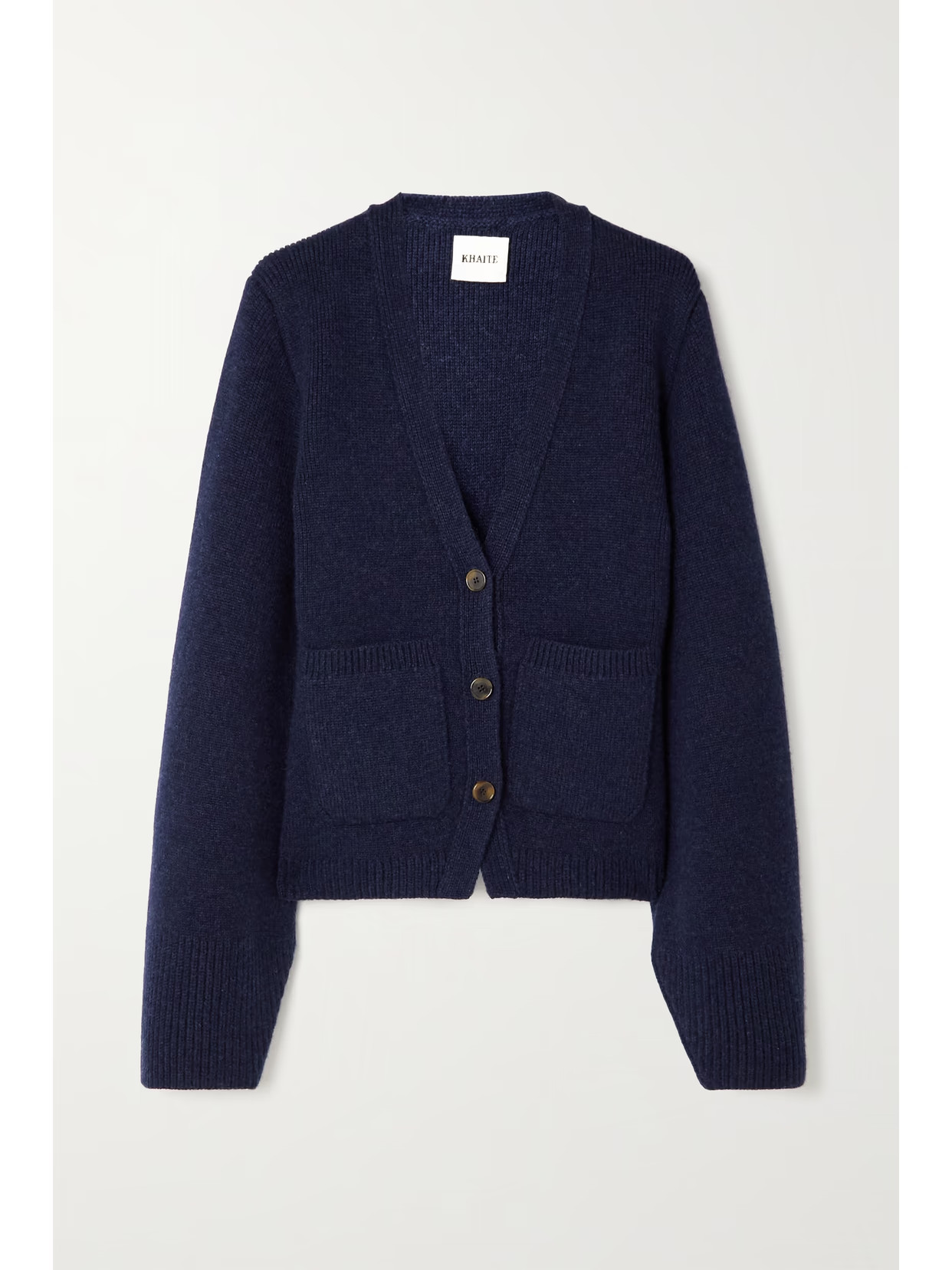 Khaite - Scarlet Cashmere-blend Cardigan - Navy - small | NET-A-PORTER APAC
