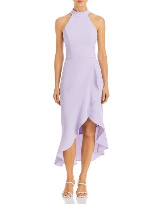 Ruffled Midi Halter Dress - 100% Exclusive | Bloomingdale's (US)