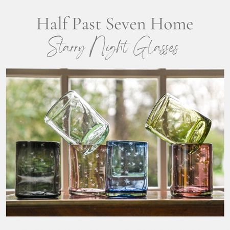 I promised to let you all know when Half Past Seven launched the new colors in their Starry Night glasses and here they are…SO special.  Great gift idea for Mother’s Day!

#LTKGiftGuide #LTKhome