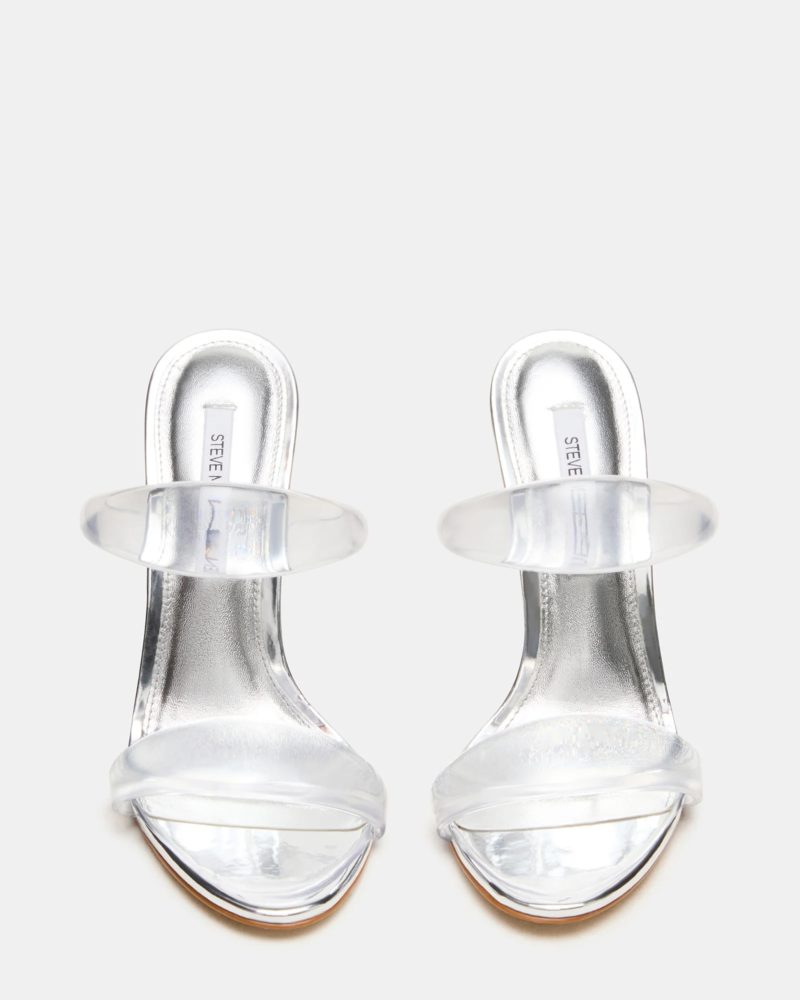 SATURN Jelly Clear Stiletto Mule Women's Heel | Steve Madden (US)