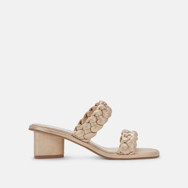 RONIN SANDALS LIGHT GOLD STELLA | DolceVita.com