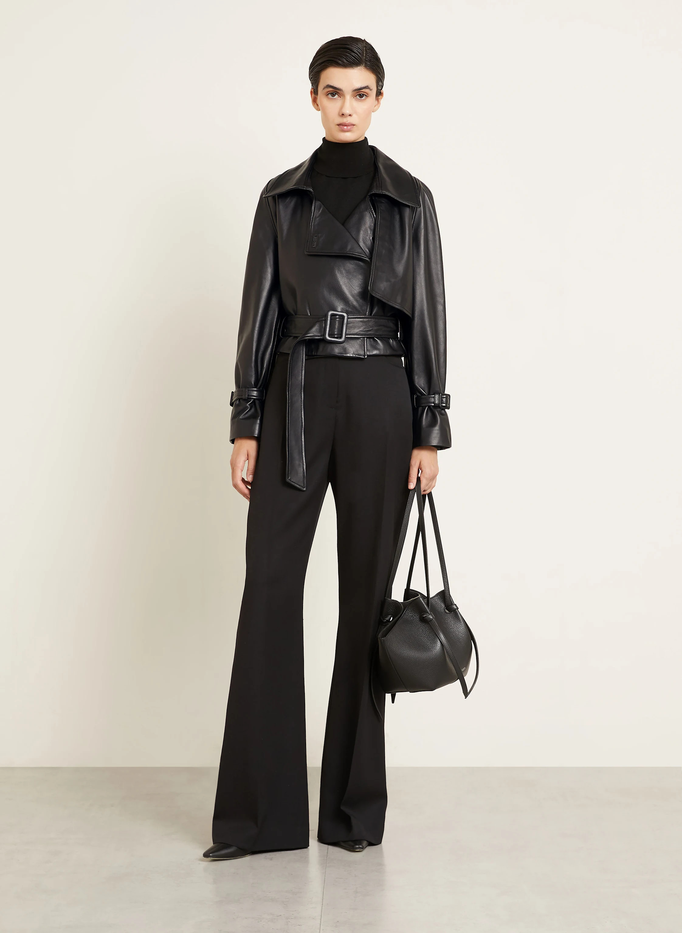 NOUR HAMMOUR Lederjacke HATTI in schwarz | Breuninger (DACH)