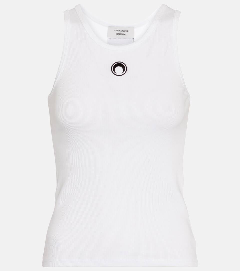 Ribbed-knit cotton-blend tank top | Mytheresa (US/CA)