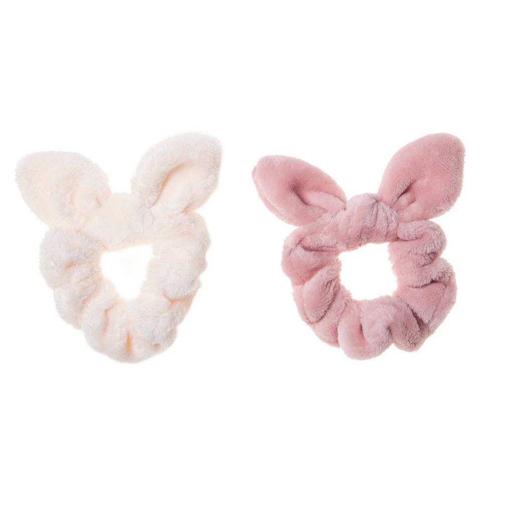 Fluffy Bunny Ears Scrunchie 2 Pack | NANTUCKET KIDS