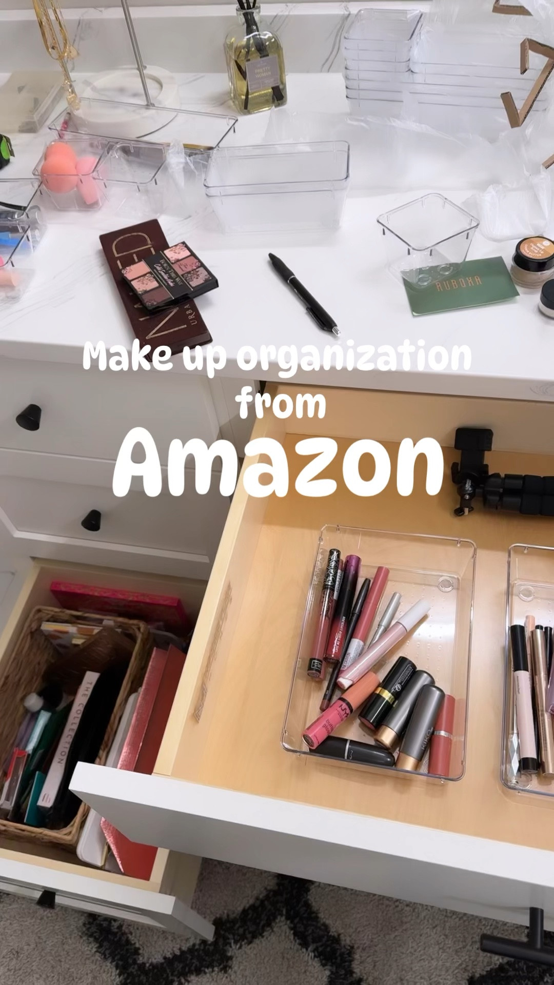 Make up organization from Amazon for under $15 

#LTKbeauty #LTKhome #LTKsalealert