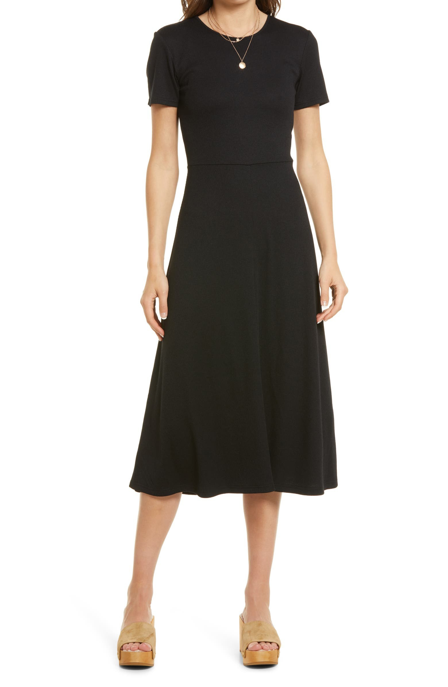 Ribbed Midi Dress | Nordstrom