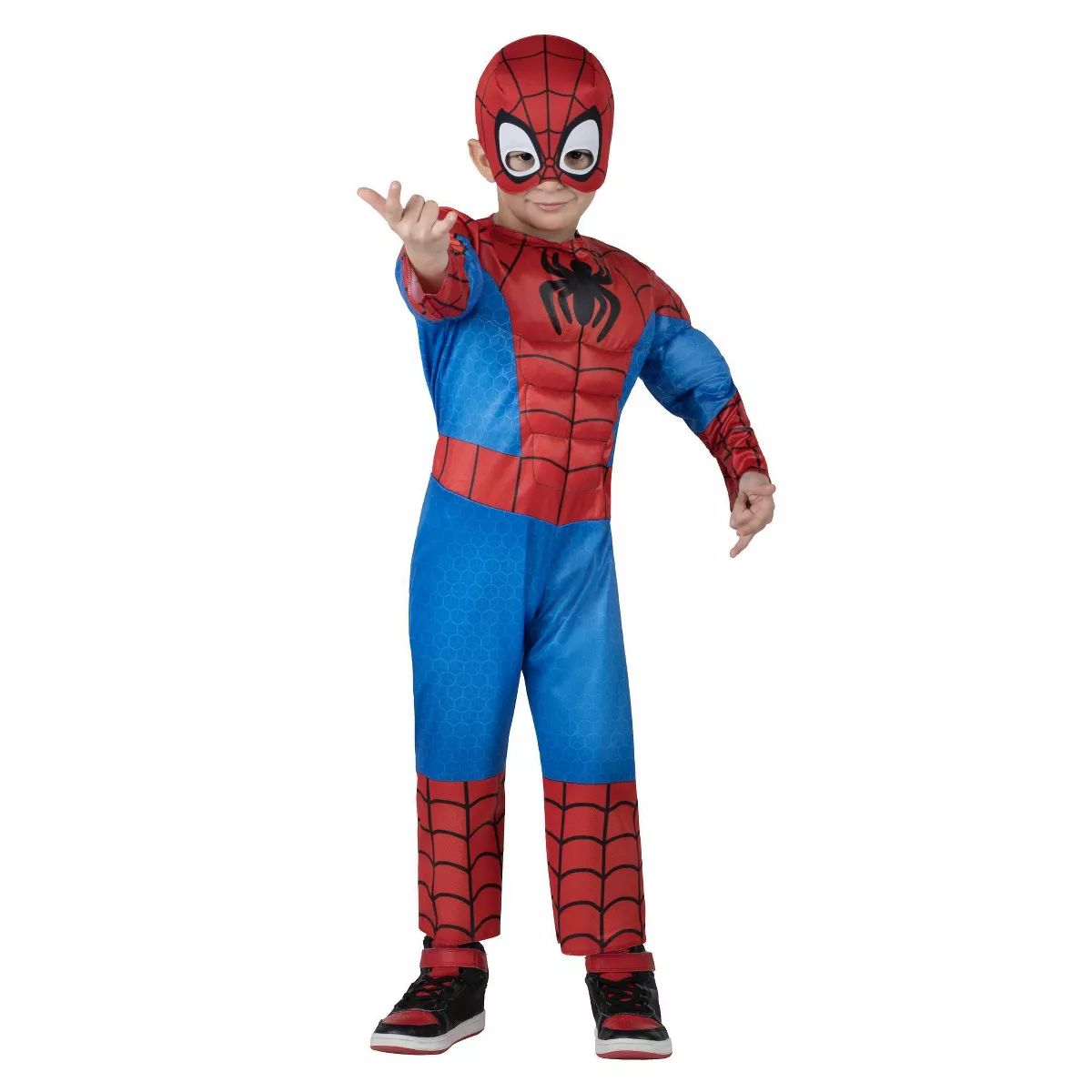 Toddler Marvel Spider-Man Halloween Costume Jumpsuit with Mask | Target