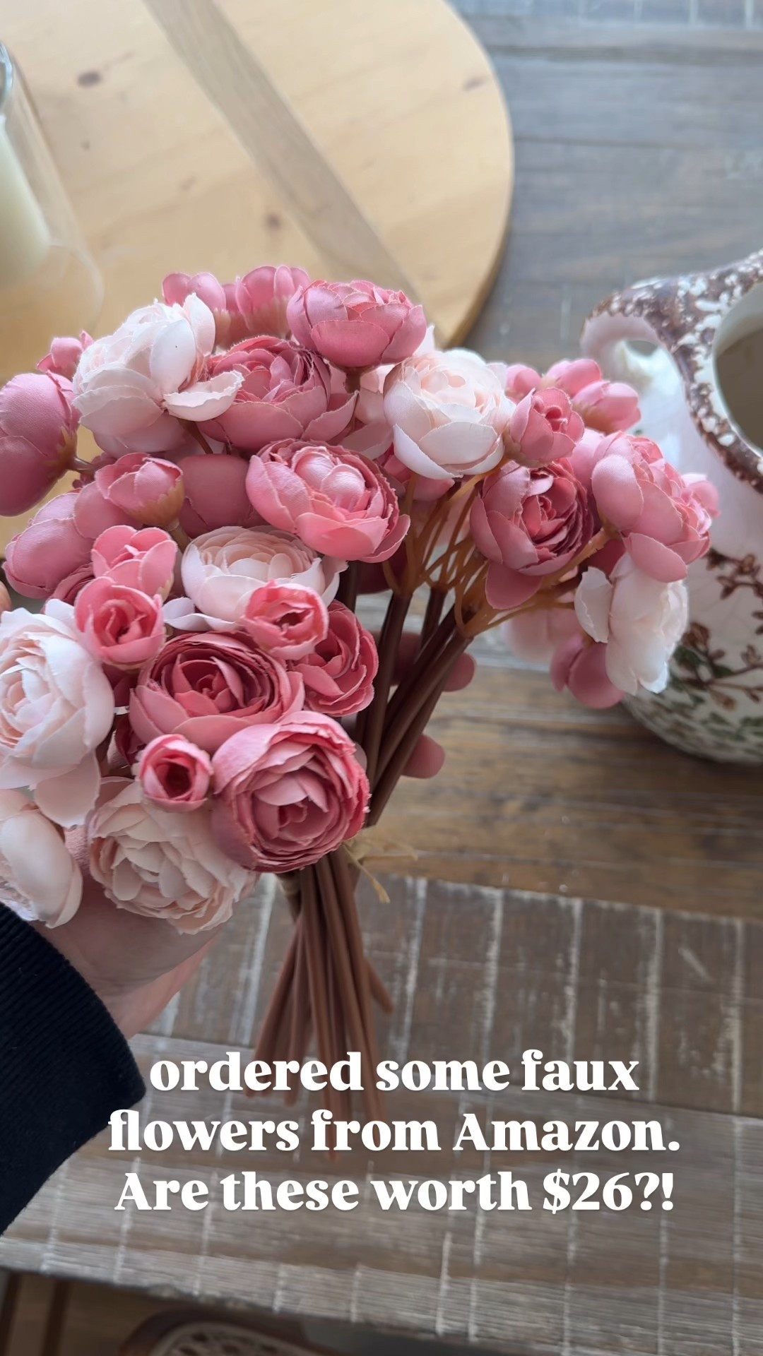 Gorgeous faux flowers from Amazon 

Sarah Joy, Amazon home, spring flowers 

#LTKValentine #LTKSaleAlert #LTKHome