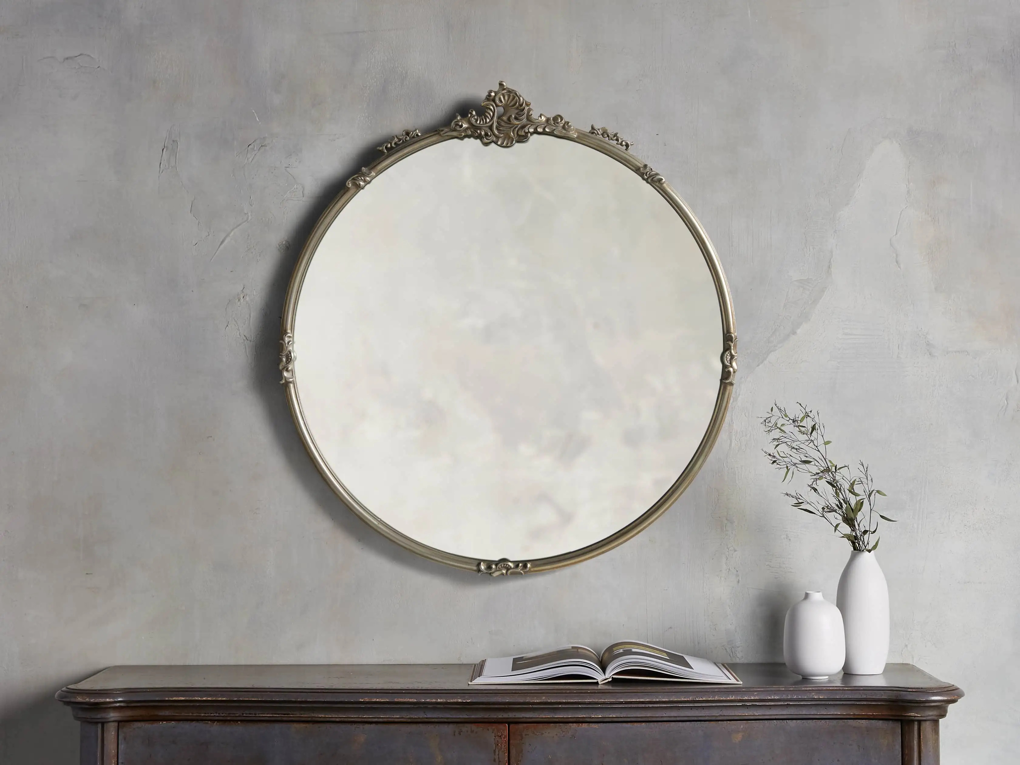 Amelie Round Mirror | Arhaus