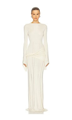 Aya Muse Hima Dress in Off White from Revolve.com | Revolve Clothing (Global)