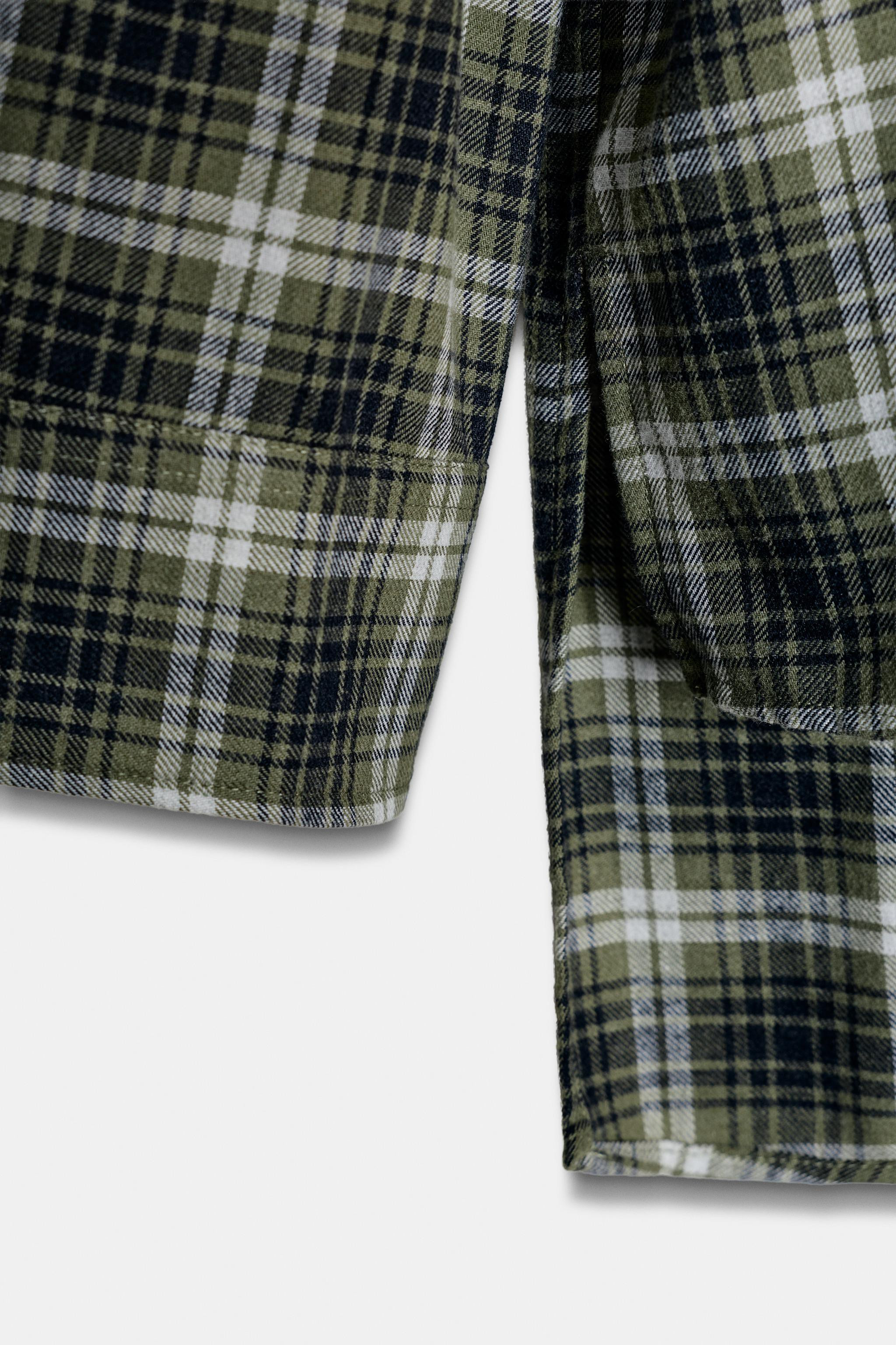 OVERSIZED PLAID ZW COLLECTION SHIRT | Zara US