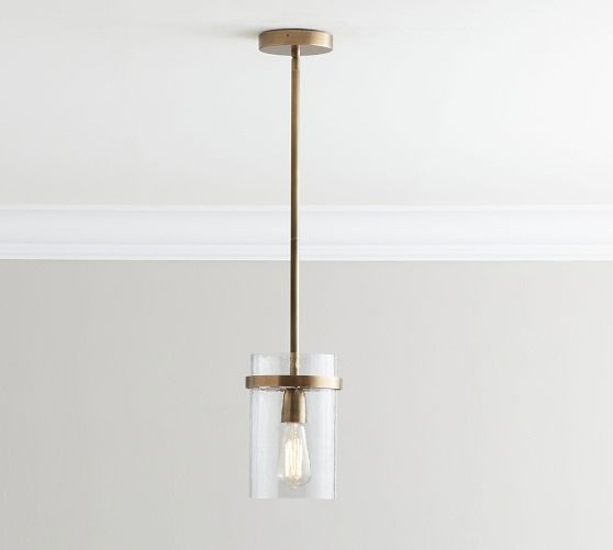 Laurel Glass Pendant (8") | Pottery Barn (US)