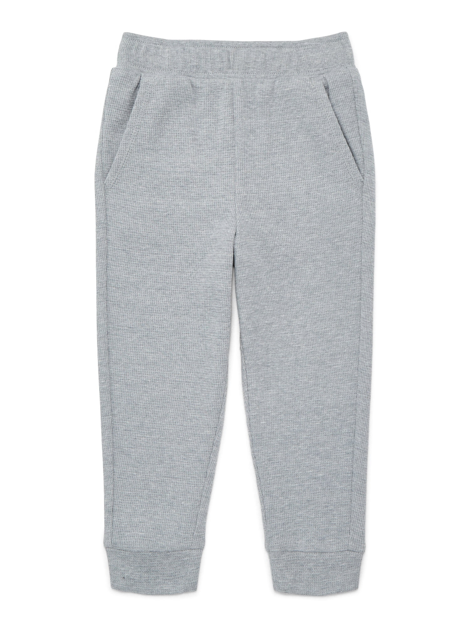 Garanimals Toddler Boys Holiday Solid Micro Thermal Joggers, Sizes 18M-5T | Walmart (US)