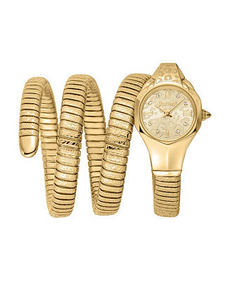 Women's Reptilia Quartz IP Gold Stainless Steel Bracelet Watch | Macy's
