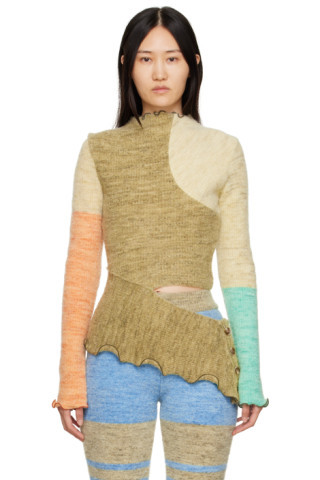 Beige Melanie Sweater | SSENSE